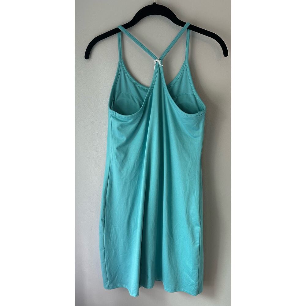 Kyodan Outdoor Womens Size  Small Active Dress Green Stretch Padded Bra Shorts - Picture 2 of 5